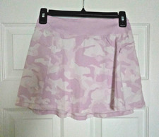All In Motion Girls L 10-12 Pink Camo Athletic Skort Built-In Shorts