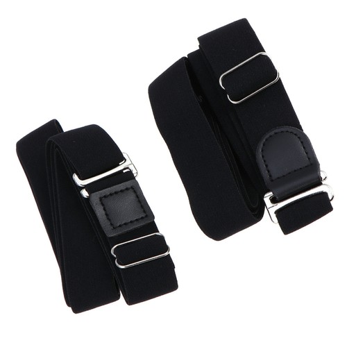 2 Pcs Anti-slip Clip Men and Women Shirt Sleeve Holders Stays Plus Belt for - Picture 9 of 11