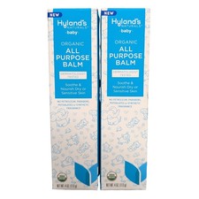  2 Hyland's Baby Organic All Purpose Balm Nourish Sensitive Skin 4oz 02/25