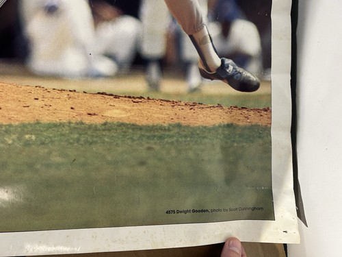 Dwight Gooden Mets Poster 35x23 Sports Illustrated Marketcom 1980s MLB - Picture 5 of 13