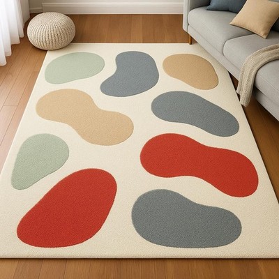 Handmade Rug | Irregular Rug | Wool Rugs | Living Room Rug | Tufted A359