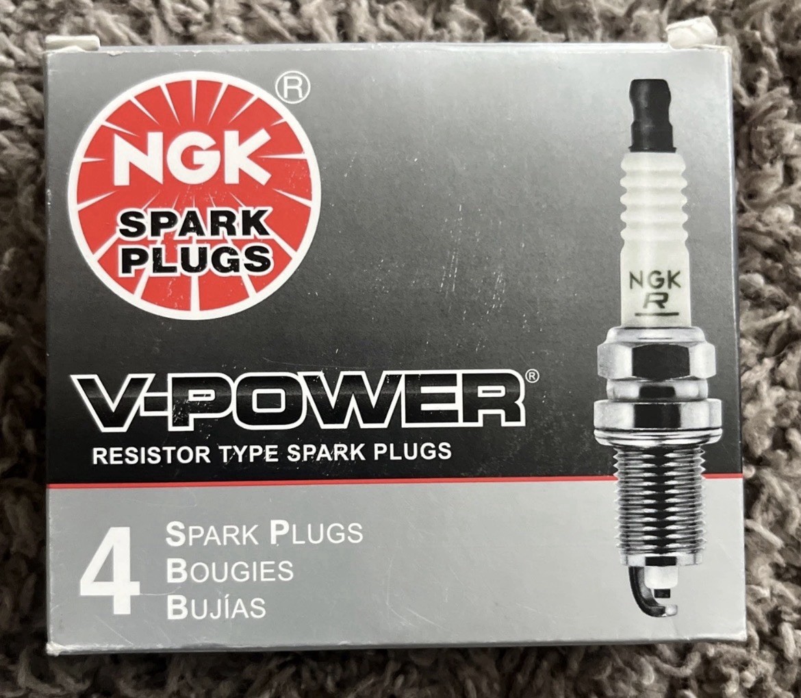 Set of 4 NGK BKR5E11 OEM V-Power Spark Plug For Nissan Toyota Audi VW Kia 6953