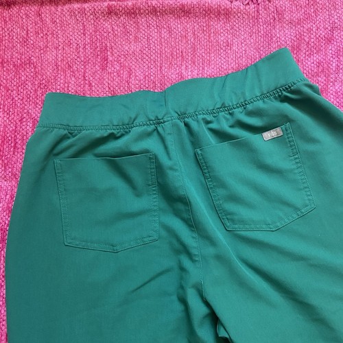 Figs Zamora High Waist Jogger Scrub Pants Hunter Green Size XL - Picture 5 of 8