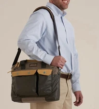 DULUTH TRADING Fire Hose DT Canvas Bona Fide Briefcase