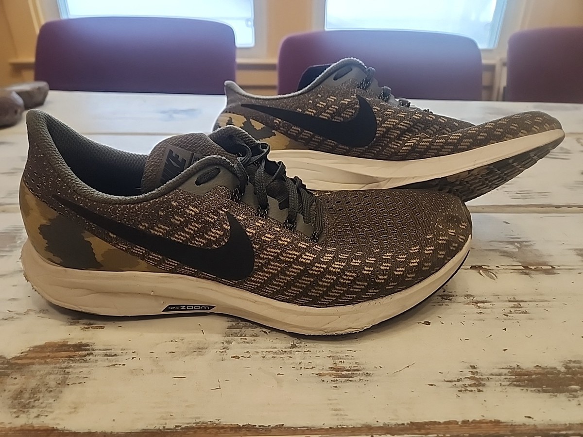 NIKE AIR ZOOM PEGASUS 35 GPX RUNNING TRAINERS OLIVE AT9974-301 MEN