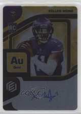 2021 Elements RPS Rookie Steel Signatures Gold 78/79 Kellen Mond #124 Auto 0jd0