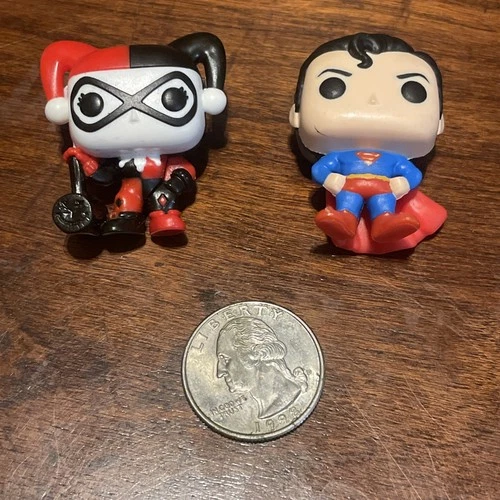 Funko Pop! DC Universe - Harley Quinn With Mallet, Superman Mini Figure