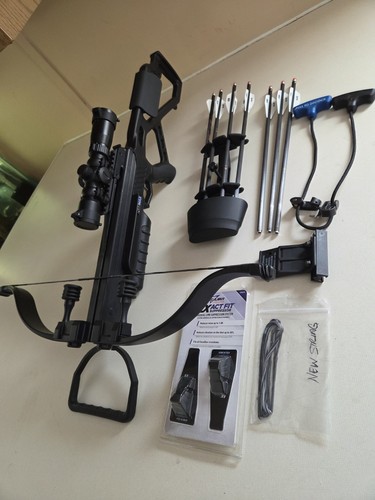 Excalibur Mag Max in Black Crossbow w/ upgraded Tact 100 Scope & Custom Arrows!!