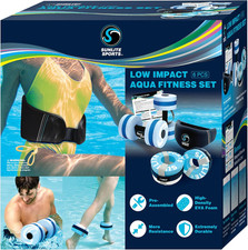 Water Workout Combo Set, High Density Water Weights for Pool Exercise, Dumbell,