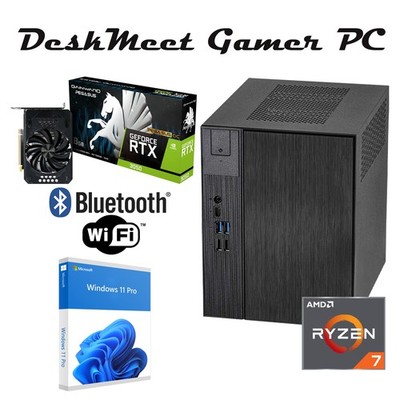ASROCK Gaming PC Ryzen7 5700 8-Kern 4,3GHz 32GB GeForce RTX 3050 1TB SSD WIN11