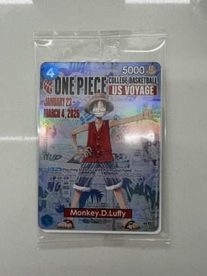 One Piece P-055 Monkey D. Luffy U.S. Voyage College Basketball