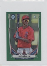 2014 Bowman Chrome Minis Green Refractor 3/15 Jose Rondon #120 1u6