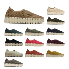 Ilse Jacobsen Womens Shoes Tulip 3373 Casual Flats Slip On Loafer Textile