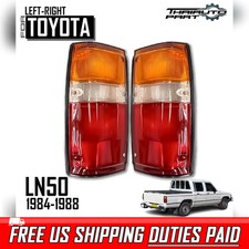 Fit 1984-1988 Toyota Hilux Ln50 Rn50 Compact Pickup Tail Lights Rear Lamp Pair