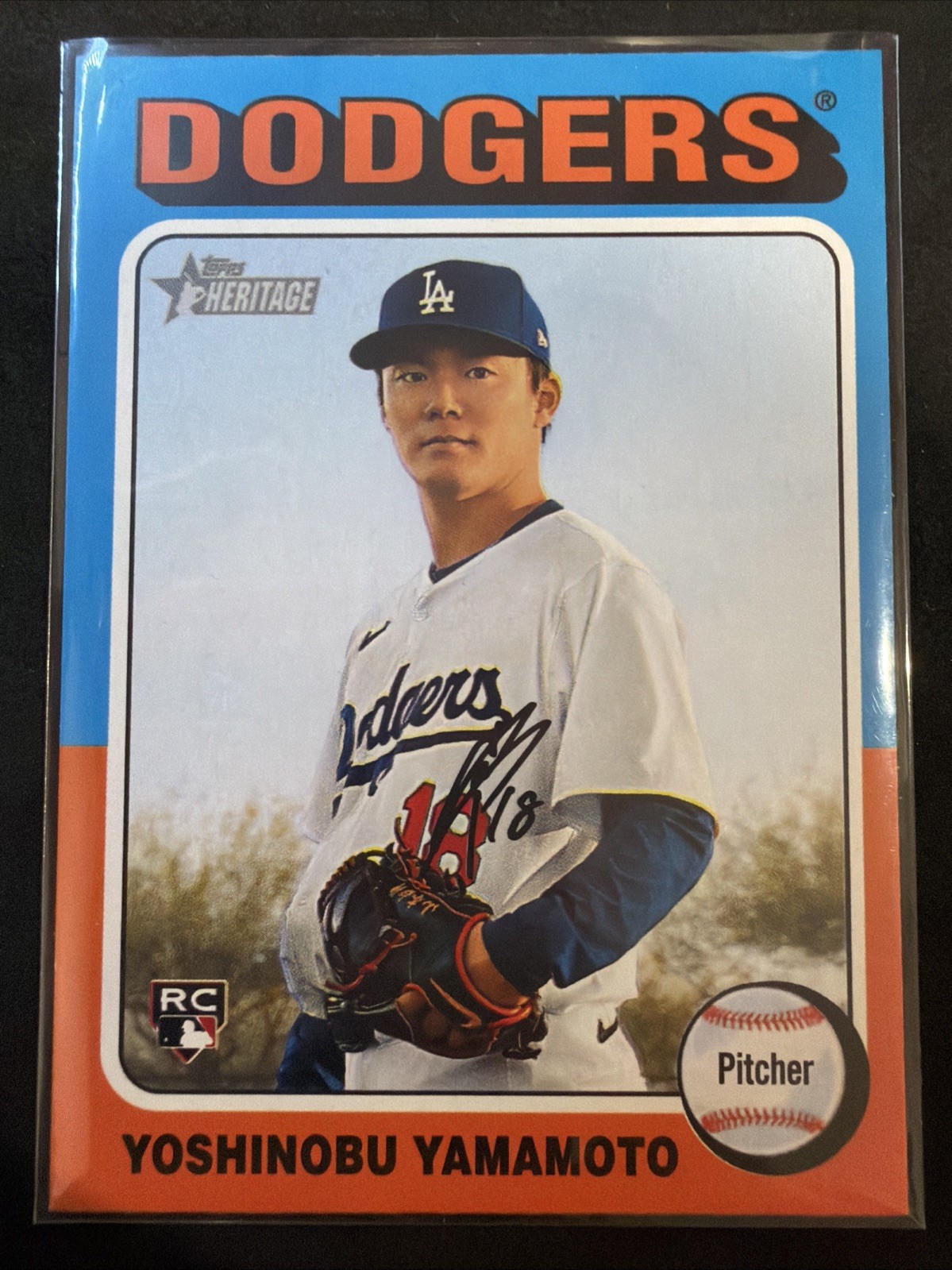 2024 Topps Heritage High Number - Yoshinobu Yamamoto #553 (RC)