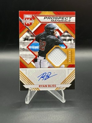 2021 Elite Extra Edition Prospect Materials Auto Ryan Bliss /49