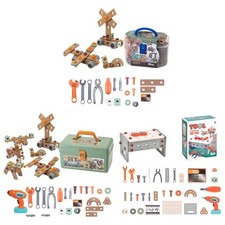 Realistic Plastic Repair Toolbox Toy Set For Kids Pretend Play And Learning