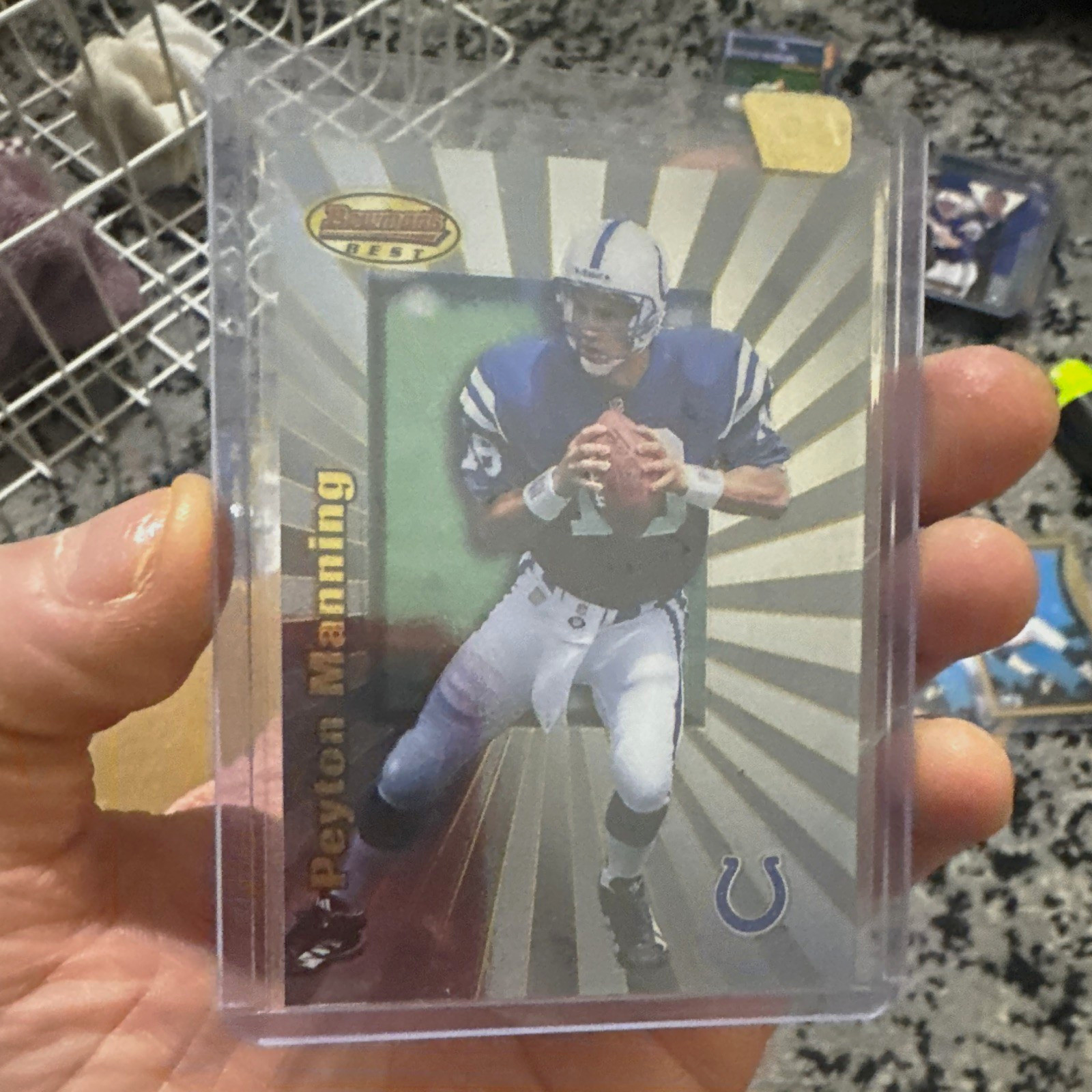 1998 Bowman's Best Peyton Manning Rookie #112 Indianapolis Colts NFL Card