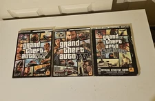 Grand Theft Auto IV 4, V 5, & San Andreas Bradygames strategy guide lot