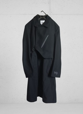 adidas × Y-3 ヨウジヤマモト ジャケット ブラック シアー adidas Y-3 (ワイスリー) by Yohji Yamamoto FW20 CH1 Wool Flannel