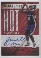 2015-16 Panini NBA Hoops Hot Signatures Jarell Martin #HS-JM Auto 0s55