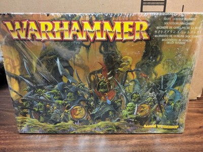 Warhammer Night Goblin Regiment Ed. 2000 Mint, Sealed In Box