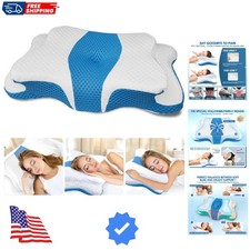 Memory Foam Pillows, Cervical Pillow for Neck and Shoulder Pain Relief, Ergon...