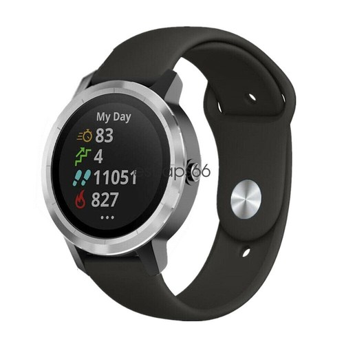 Reloj de pulsera un ajuste rápido Deportivo De Silicona # 20mm Banda Correa De  para Garmin Vivoactive 3 | eBay
