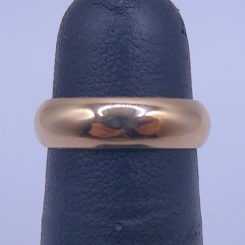 (MA1) 14k Yellow Gold 4.8g Size 4.75 Wedding Band - 5mm