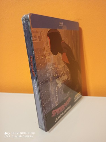 SPIDER-MAN UN NUEVO UNIVERSO METALICA STEELBOOK BLU-RAY PRECINTADO PAL ESPAÑA - Imagen 3 de 5