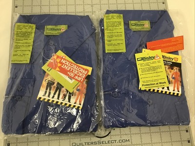 Men's Work Shirts BISLEY Insect Protection Blue 2 New  Size 2XL