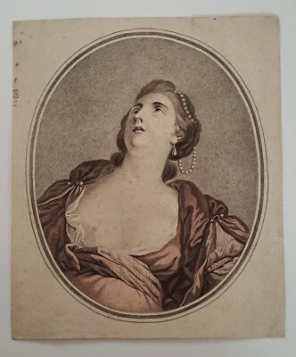 WOMEN'S BUST after Louis-Marin BONNET. 18th century.