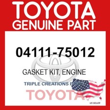 04111-75012 Genuine Toyota Gasket Kit Engine 04111-75012 OEM 0411175012