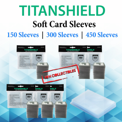 TitanShield Card Penny Sleeves 150 / 300 / 450 Soft Sports Trading Cards  Pokemon