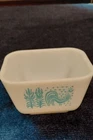 Pyrex Amish Butterprint Turquoise Refrigerator Dish No Lid