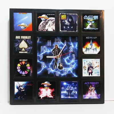 Ace Frehley Wall Clock Rock Band Album LP CD Cover Replica Art | eBay