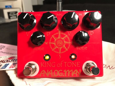Analogman King of Tone V4 High Gain Red Side (2021) w/box | eBay Analogman King of Tone V4 High Gain Red Side (2021) w/box | eBay