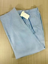 Liz Claiborne Collection Dress Pants Women's 12 Blue Sky High Rise Pleated 3774