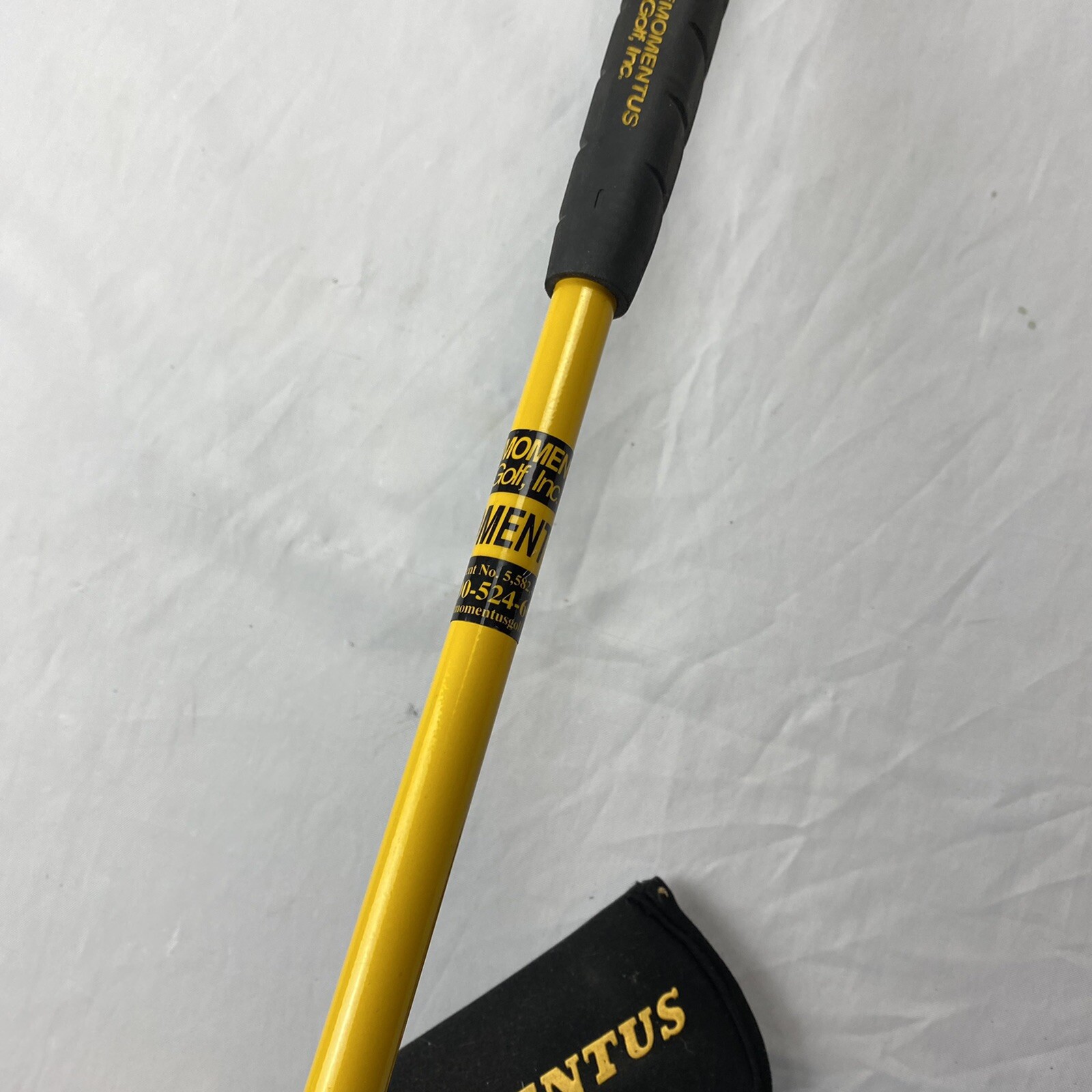 MOMENTUS Golf Practice Training Aid RH Swing Trainer Putter With HeadCover eBay