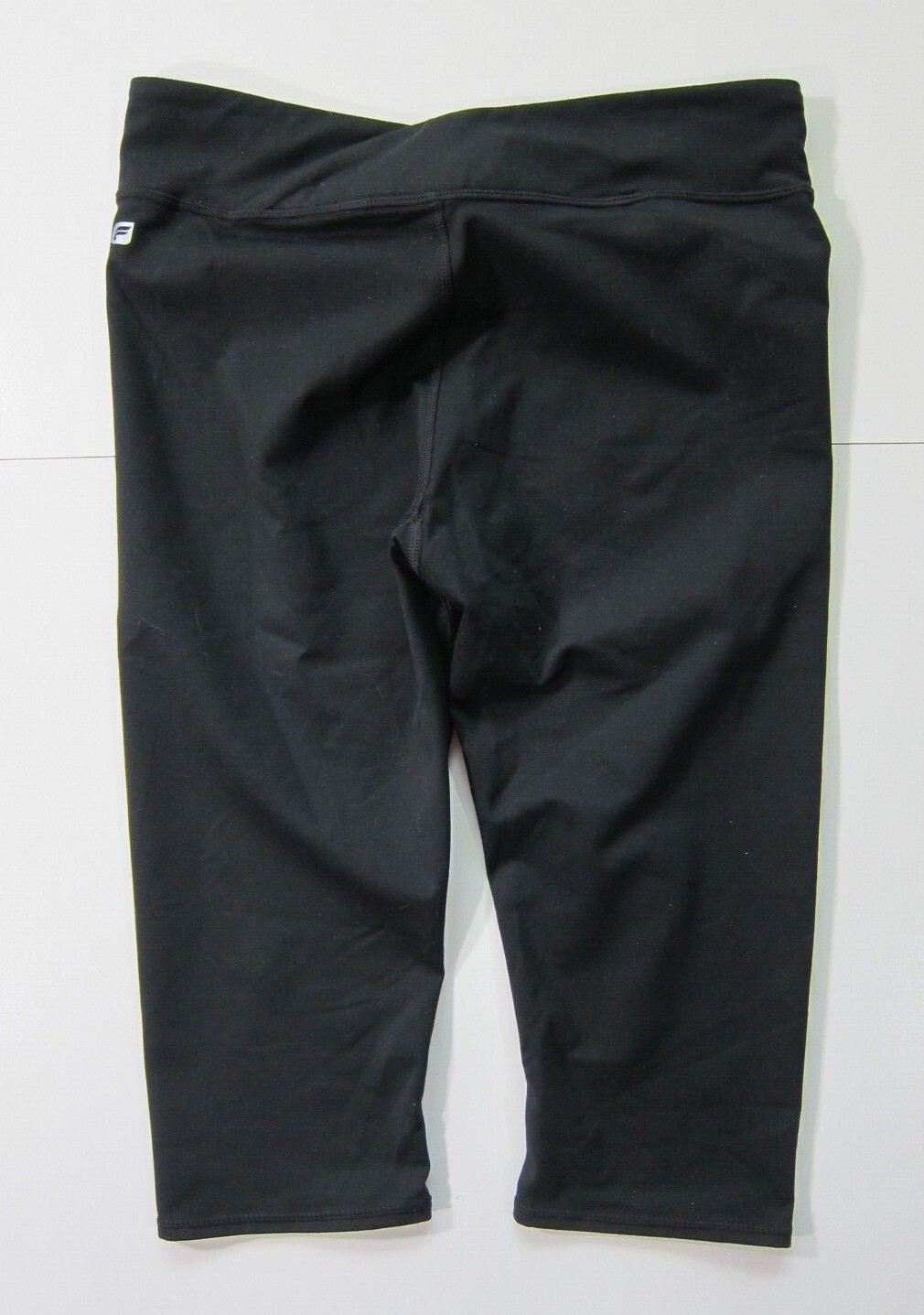 Fabletics Black Stretch Compression Cropped Yoga … - image 2