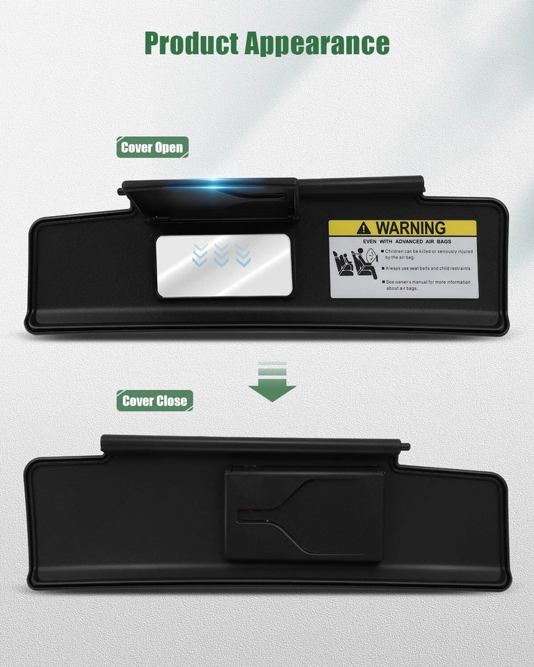 Parasol delantero derecho izquierdo negro NE5169270D02 para Mazda MX-5 Miata Foto 3 de 4