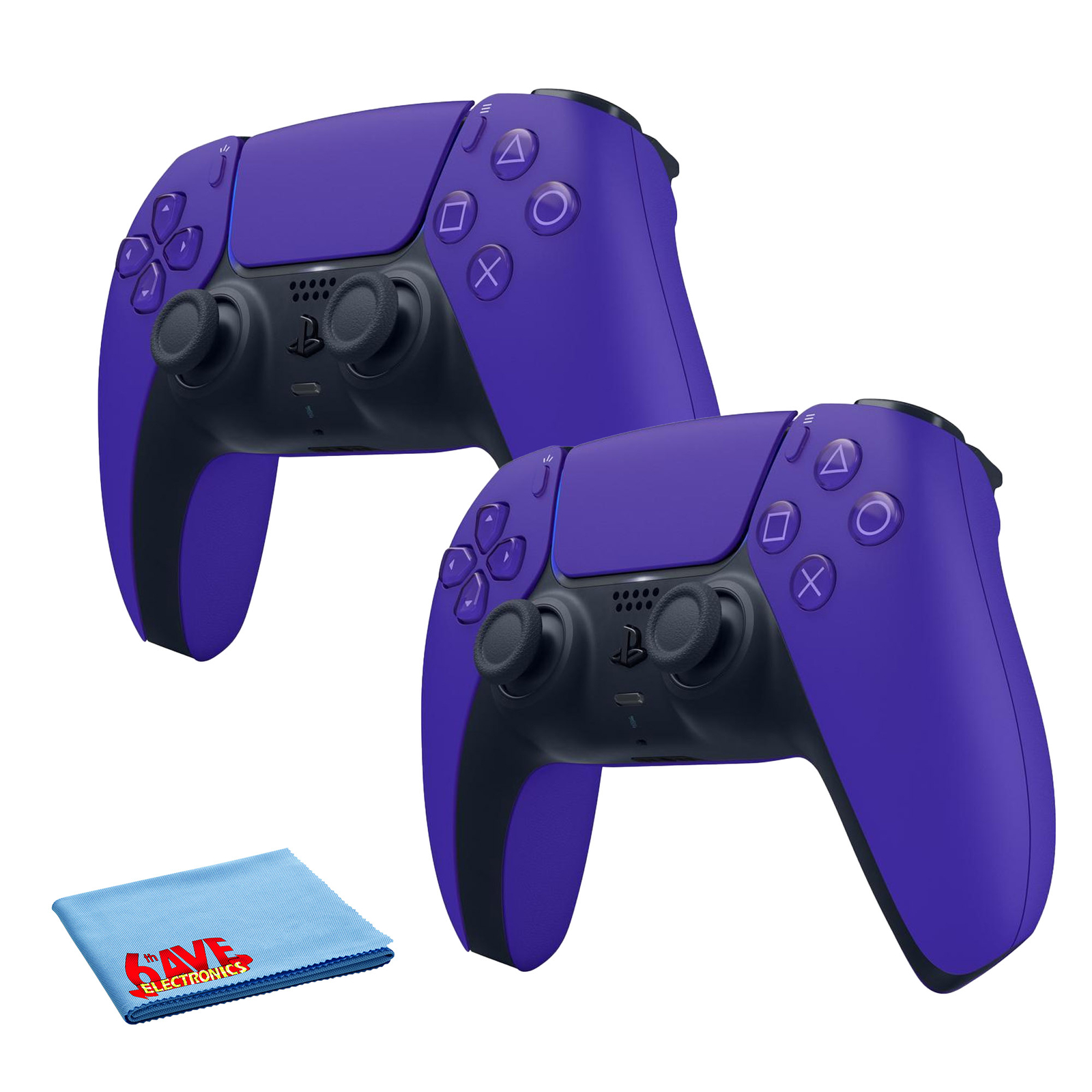 PlayStation DualSense Wireless Controller Galactic Purple- Bundle