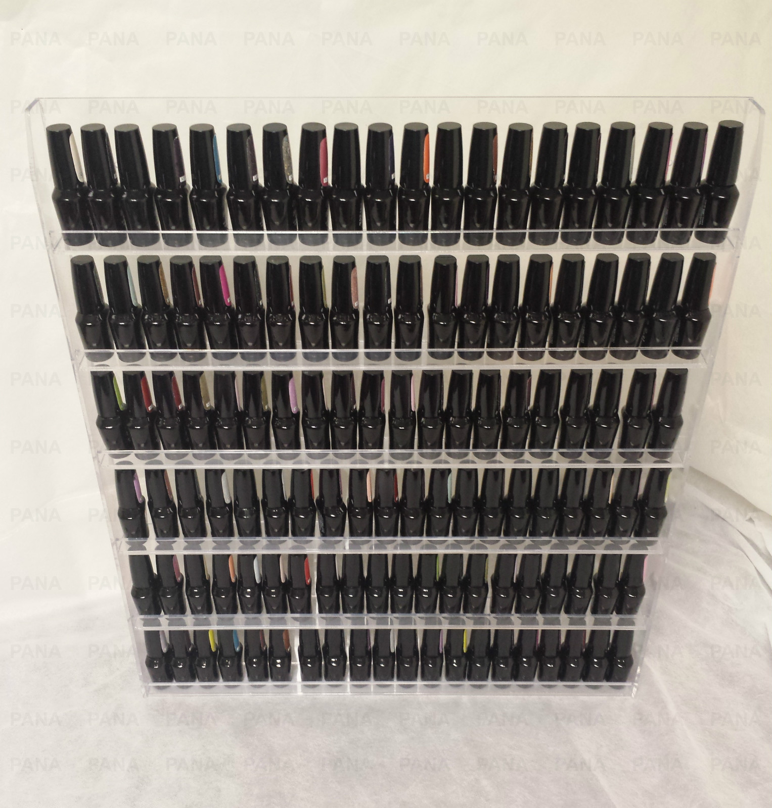 Acrylic Clear Nail Polish Station Display Wall Hang Rack Hold 90 to 120