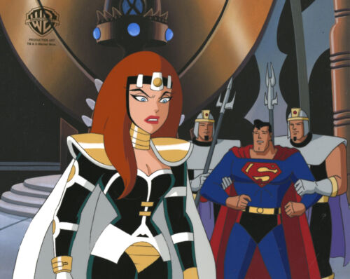 Superman Animated Series-Original Production Cel-Maxima/Superman-Warrior  Queen | eBay
