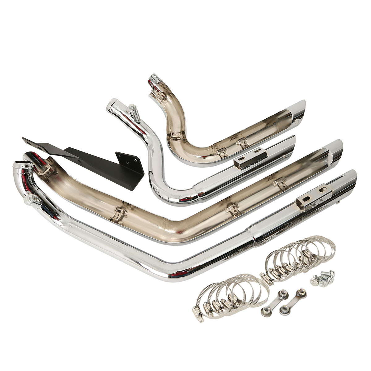 Staggered Short shots Exhaust Heat Shield For Harley Sportster XL 883 1200  04-13 | eBay