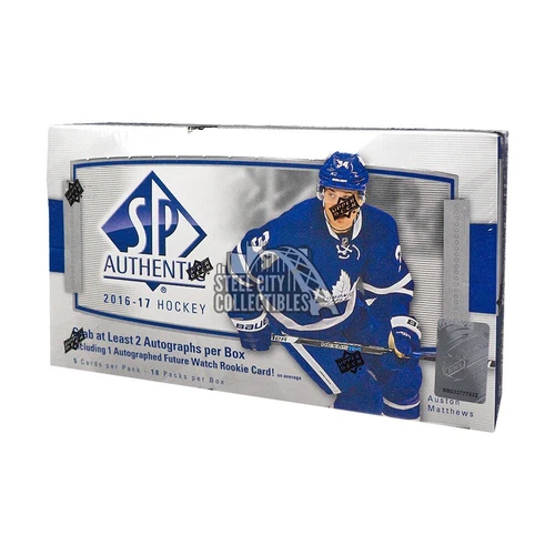 2016-17 Upper Deck SP Authentic Hockey Hobby Box