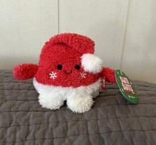 NWT BumBumz Holiday Plush Toy SAL Santa Hat Christmas NEW