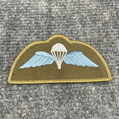 NEW PARACHUTE REGIMENT WINGS SEW ON PATCH DESERT TAN TRF/ZAP/IFF/PARAS UK
