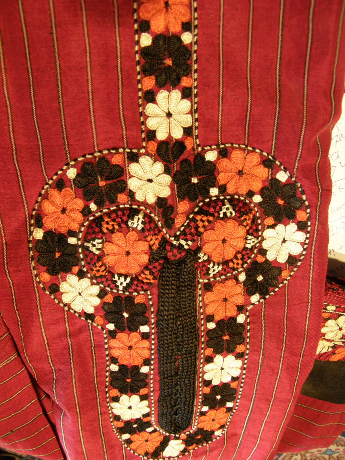 Traditional Turkmen Capan - Coat, Turkmen Silk Em… - image 5