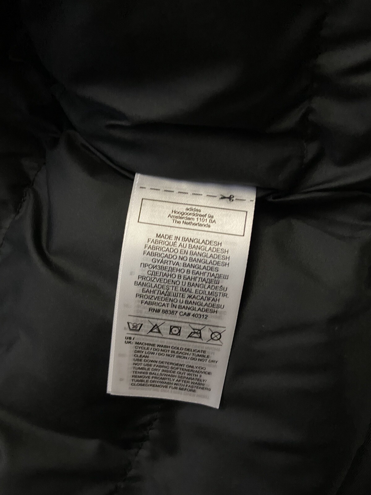 adidas parka купить в Америке, лот 